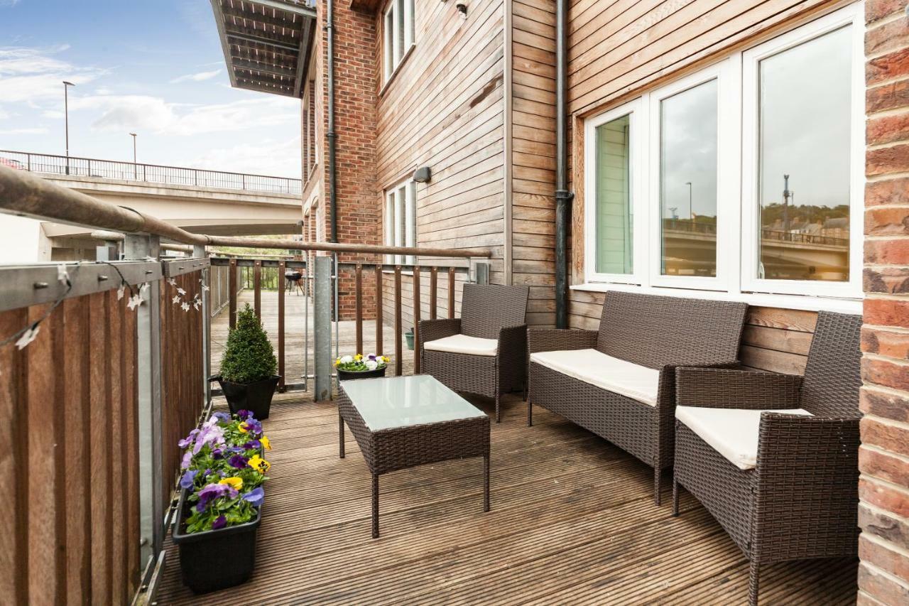 Central Durham Riverfront Apartment Dış mekan fotoğraf